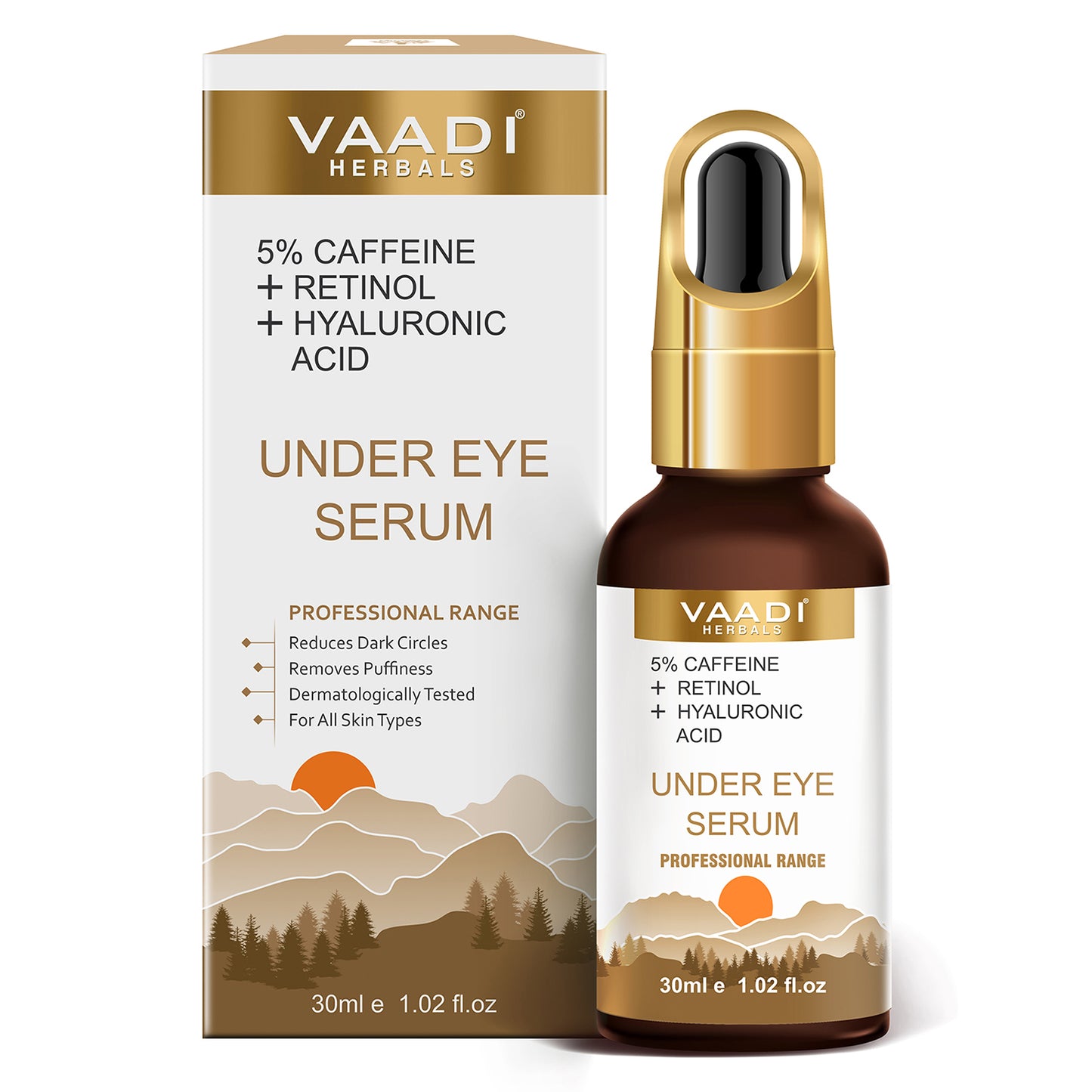 Under Eye Serum With 5% Caffeine & Retinol & Hyaluronic Acid (30 ml)