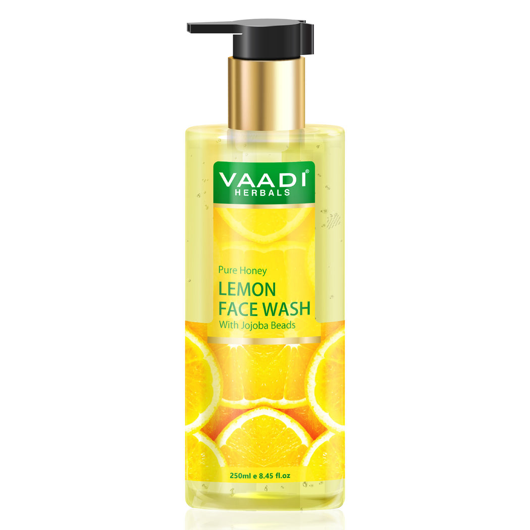 Honey Lemon Face Wash with Jojoba Beads (250 ml)