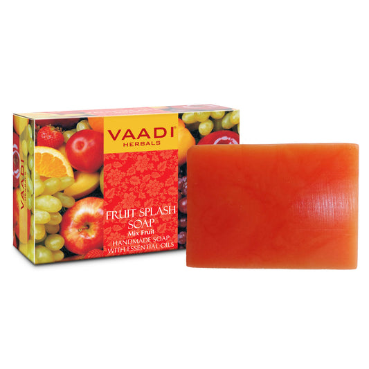 Fruit Splash Soap With Extracts of Orange, Peach, Green Apple & Lemon (75 gms)