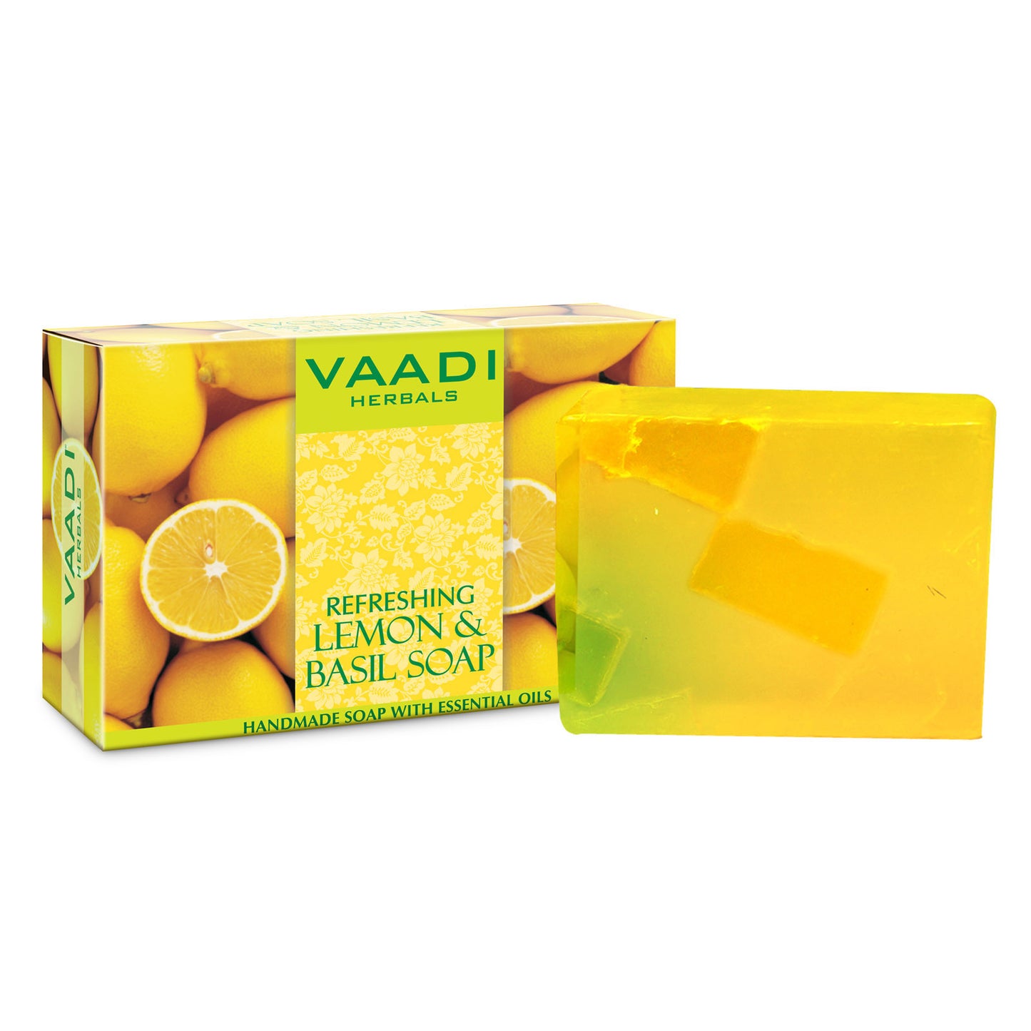 Refreshing Lemon and Basil Soap (75 gms)