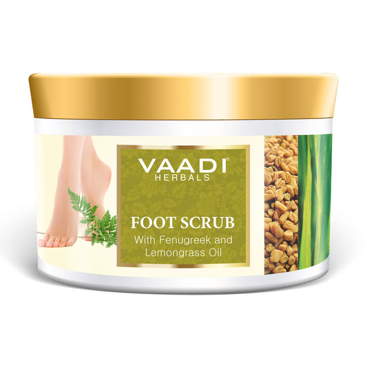 Foot Scrub With Fenugreek And Lemongrass Oil (500 gms)