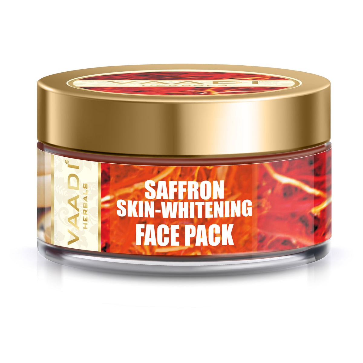 Saffron Skin Whitening Face Pack - Brightens Skin Tone - Reduces Marks and Pigmentation (70 gms)