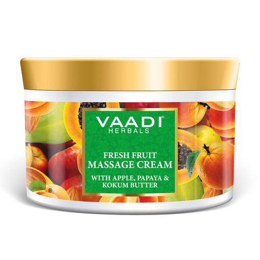 Fresh Fruit Massage Cream With Apple Papaya & Kukum Butter (500 gms)