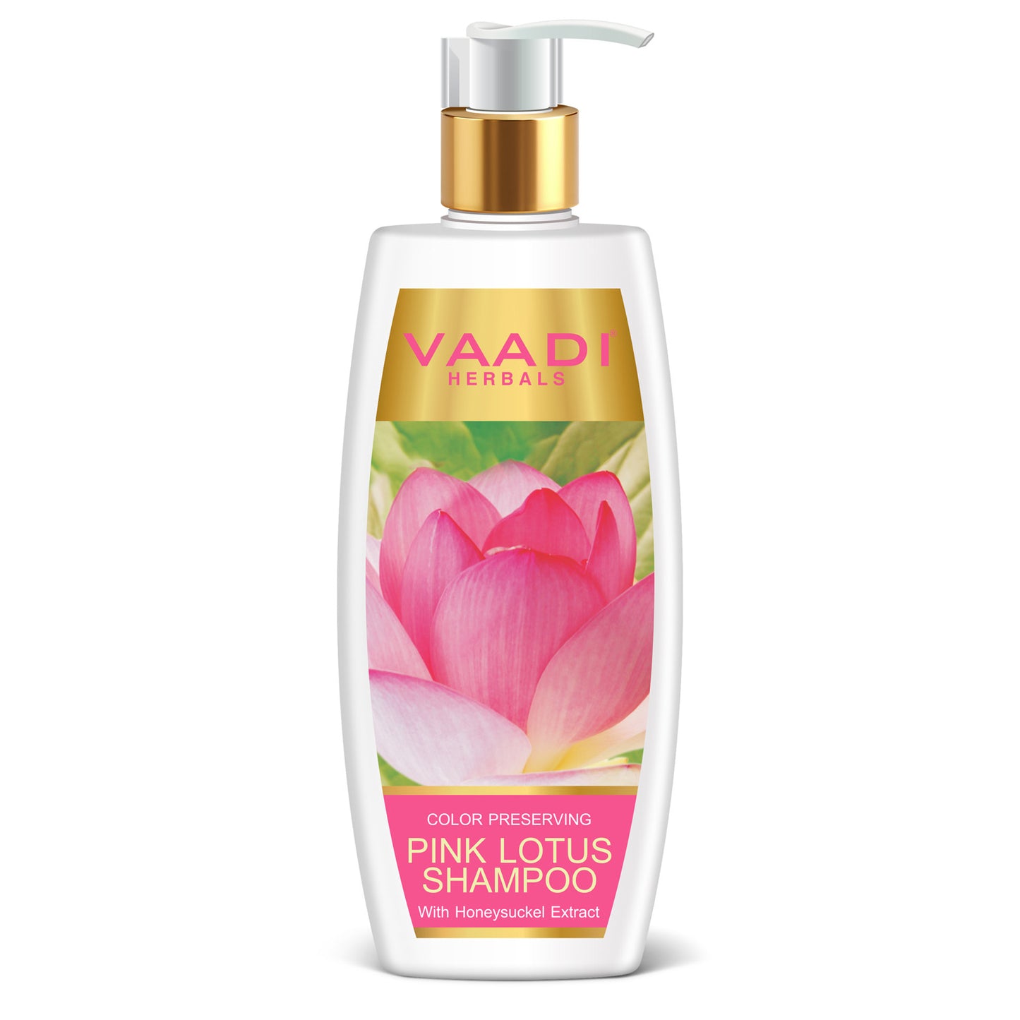 Pink Lotus Shampoo With Honeysuckle Extract - Color Preserving (350 ml)