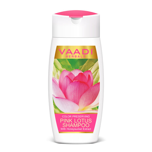 Pink Lotus Shampoo With Honeysuckle Extract - Color Preserving (110 ml)