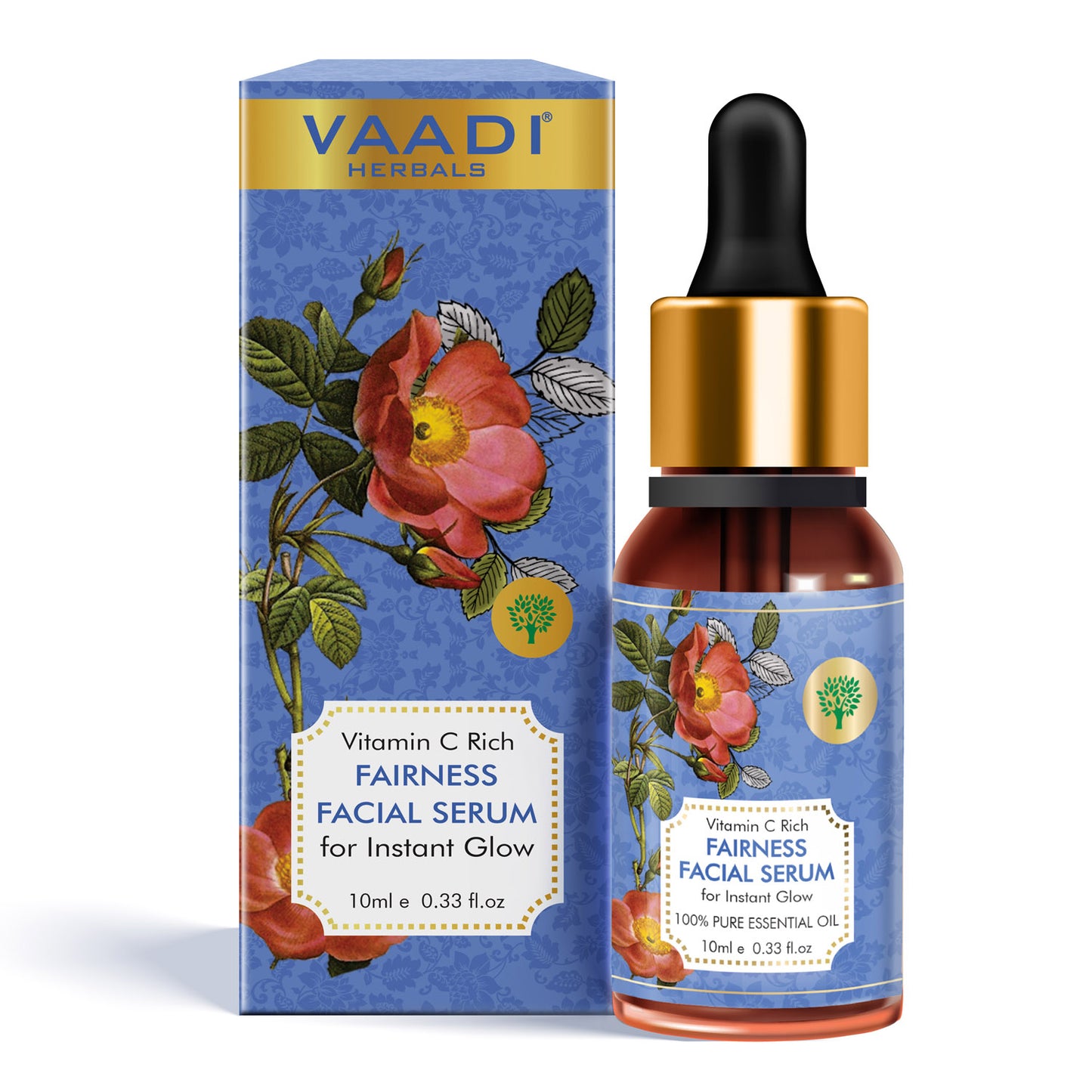 Vitamin C Fairness Facial Serum - Brightens Skin, Lightens Complexion, Protects from Sun Damage (10 ml)