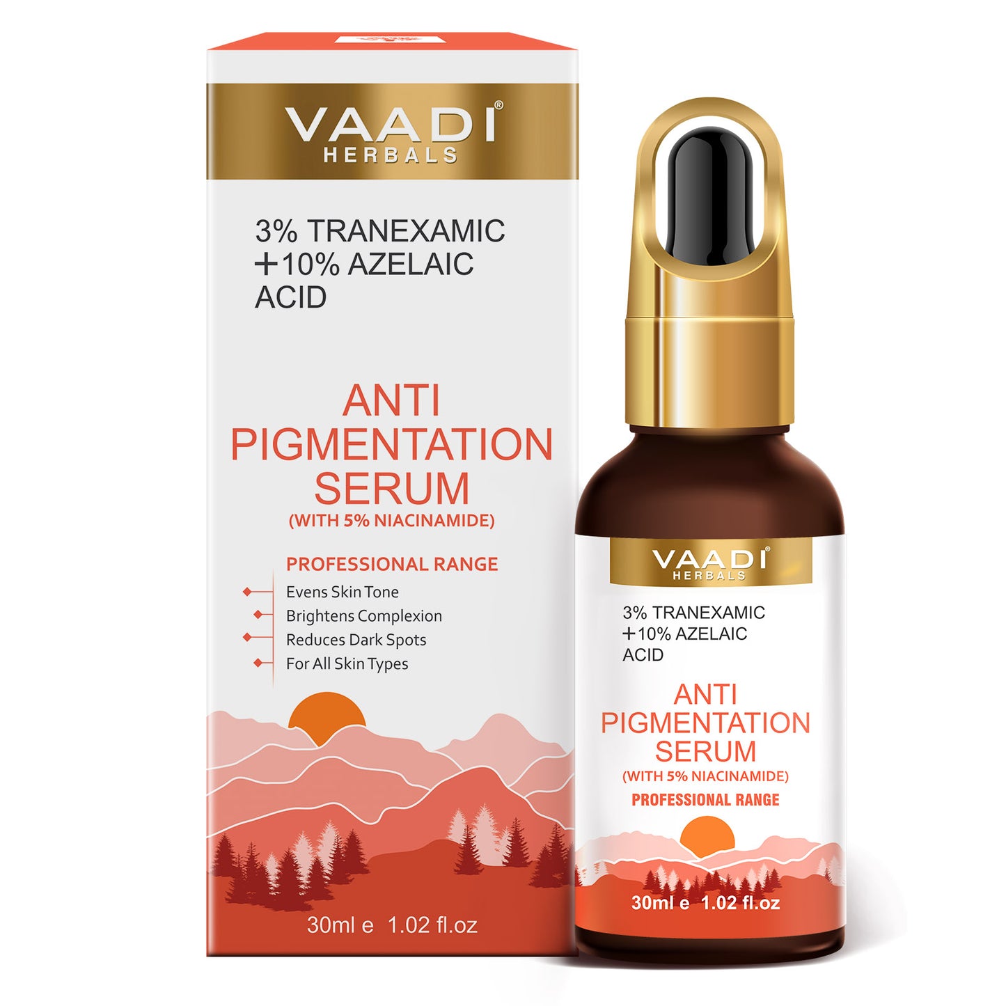 3%Tranexamic and 10% Azelaic Acid Anti Pigmentation Serum with 5% Niacinamide| Brighter Complexion| Reduces Dark Spots| Soothes Inflammation|Fades Hyper pigmentation| For All Skin Types|  ( 30 ml )