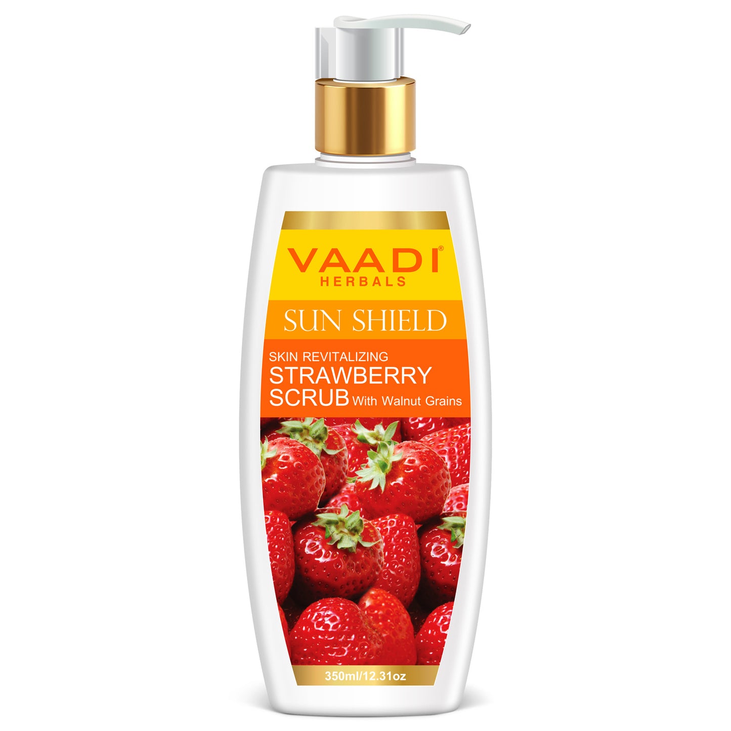 Strawberry Scrub Lotion With Walnut Grains (350 ml)