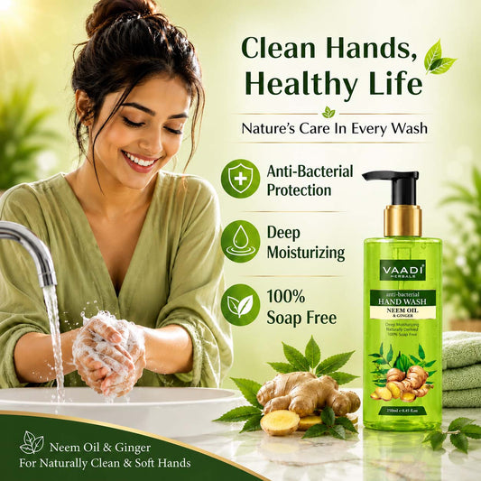 Anti-Bacterial Neem Oil & Ginger Hand Wash (250 ml)