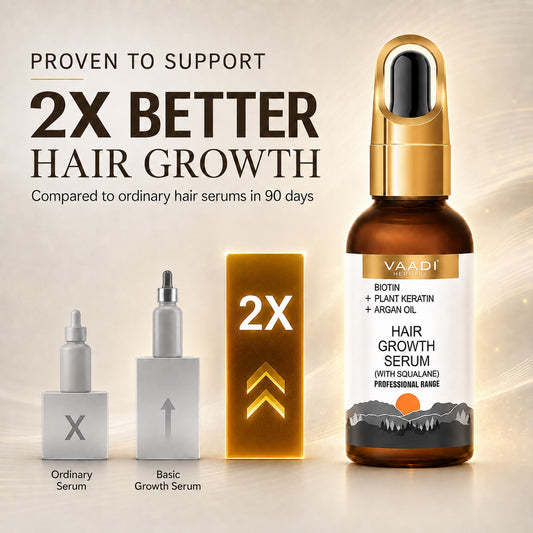 BIOTIN + Plant Keratin HAIR GROWTH SERUM (With Argan Oil & Squalane) (30 ml)