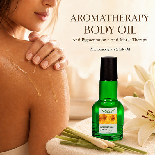 Aromatherapy Body Oil-Lemongrass & Lily Oil (110 ml)