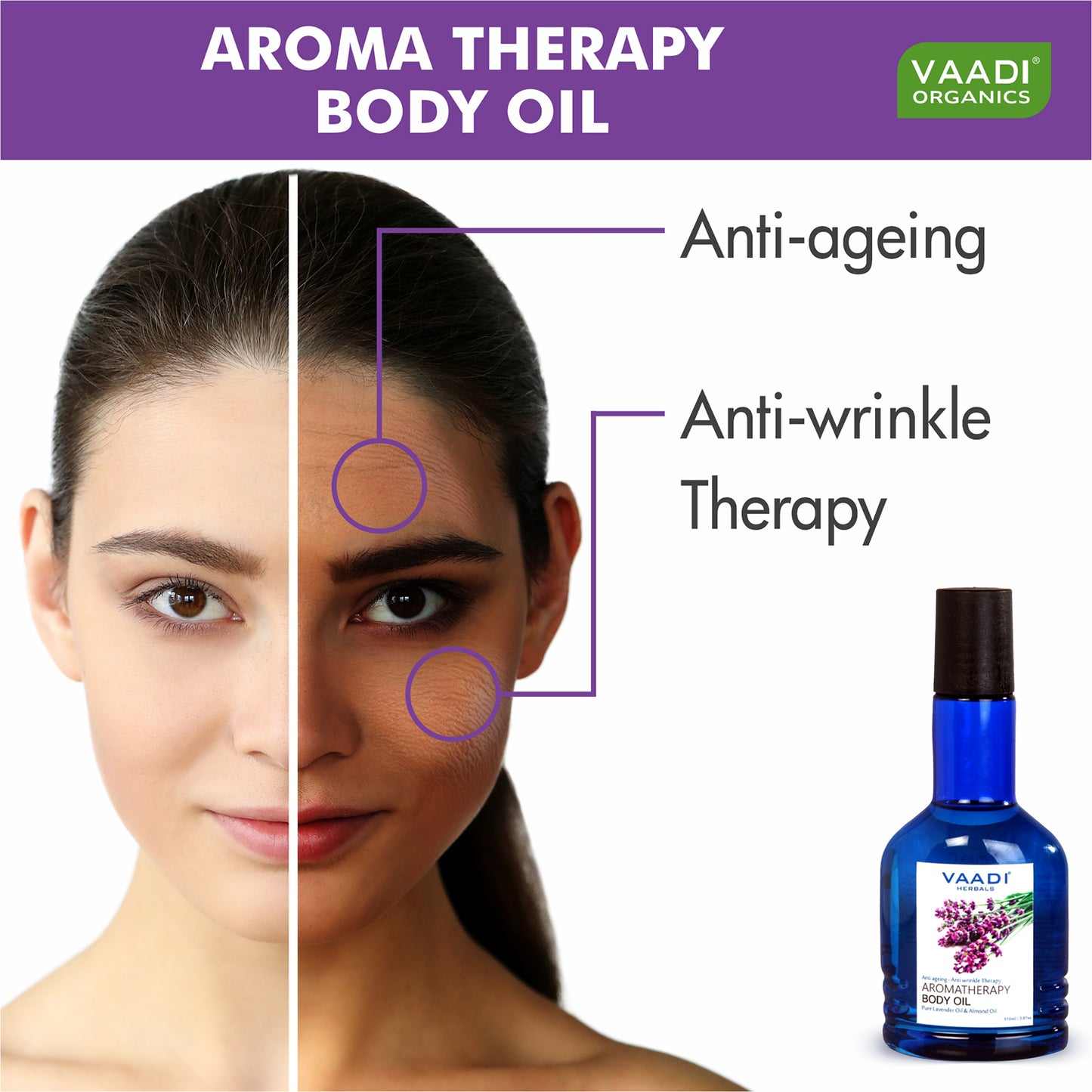 Aromatherapy Body Oil-Lavender & Almond Oil (50 ml)