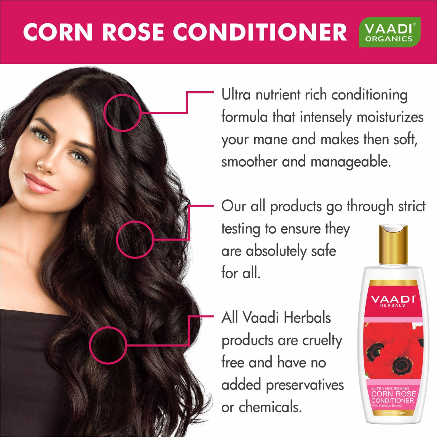Corn Rose Conditioner With Hibiscus Extract (350 ml)