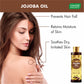 Cold Pressed Rosehip Seed Jojoba Oil with Vitamin B3-For Hair, Skin & Nails-Jojoba Oil Promotes Hair Growth-Skin Moisturisation-Anti Hair-Fall-For All Types of Skin & Hair - 250 mll