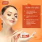 Saffron Skin Whitening Massage Cream with Basil Oil & Shea Butter - Improves Complexion - Reduces Puffiness, Marks & Spots (50 gms)