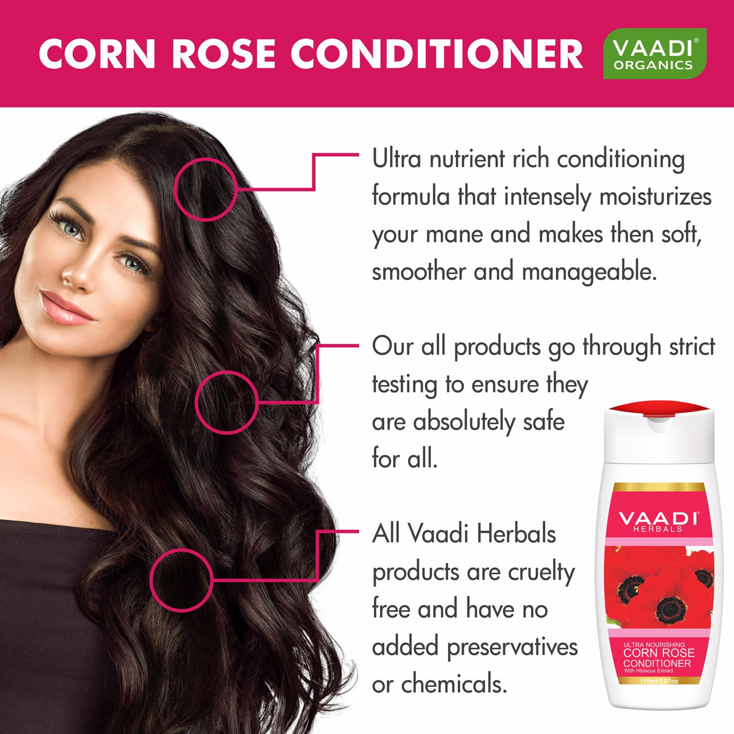 Lavender Shampoo with Corn Rose Conditioner (110 ml x 2)