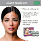 Silver Facial Kit - Pure Silver Dust, Rosemary & lavender Oil, Sandalwood Paste (70 gms)