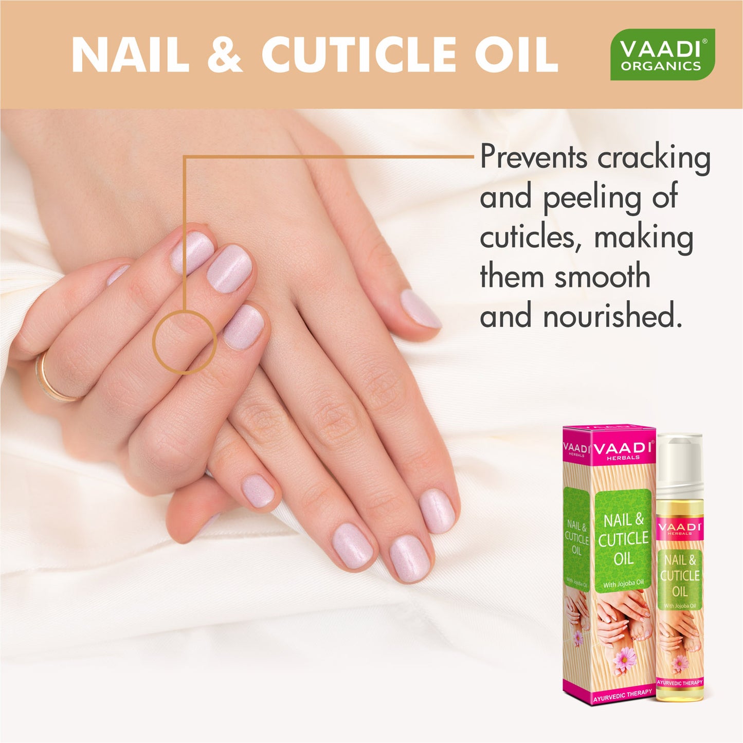 Nail & Cuticle Oil with Jojoba Oil (10 ml)