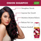 Onion Shampoo with Black Seed Oil, Plant Keratin & PRO Vitamin B5 (110 ml)