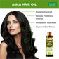 Bhringraj Amla Hair Oil with Hibiscus -Black & Thick Hair- Promotes Hair Growth-Strengthens Hair Roots- Reduces Hair fall- Strong & Healthy Hair- For All Hair Types - 250 ml