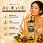 Cold Pressed Rosehip Seed Jojoba Oil with Vitamin B3-For Hair, Skin & Nails-Jojoba Oil Promotes Hair Growth-Skin Moisturisation-Anti Hair-Fall-For All Types of Skin & Hair-120ml