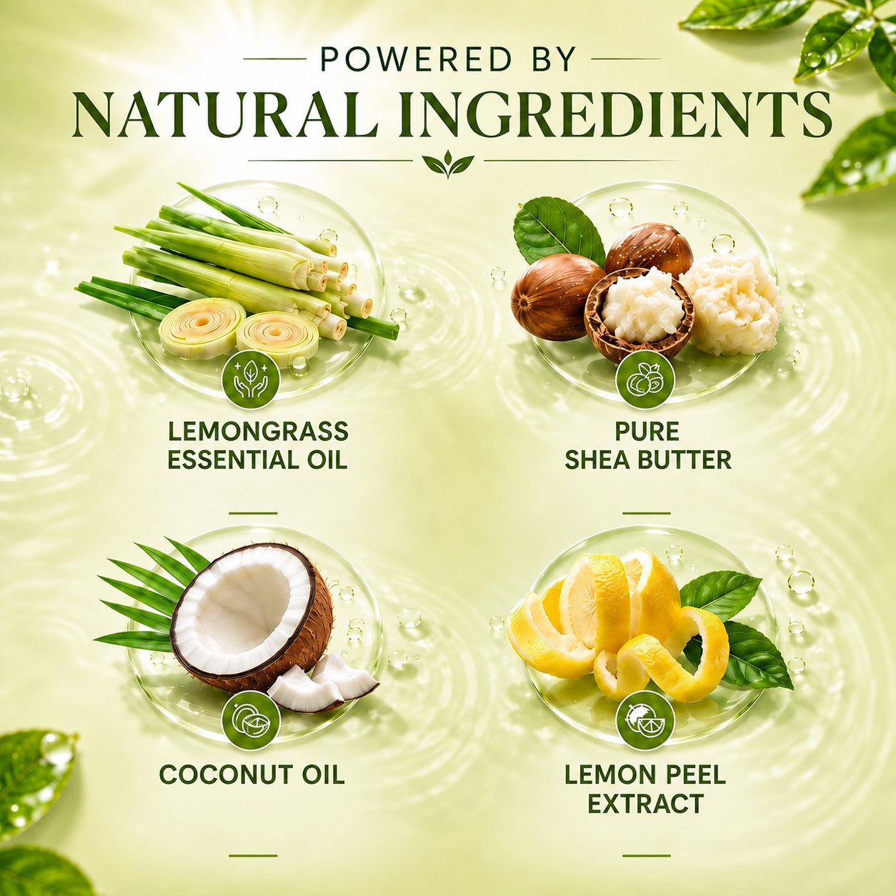 Pack of 3 Intensive-Repair Lemongrass & Shea Butter Hand Wash (250 ml x 3)