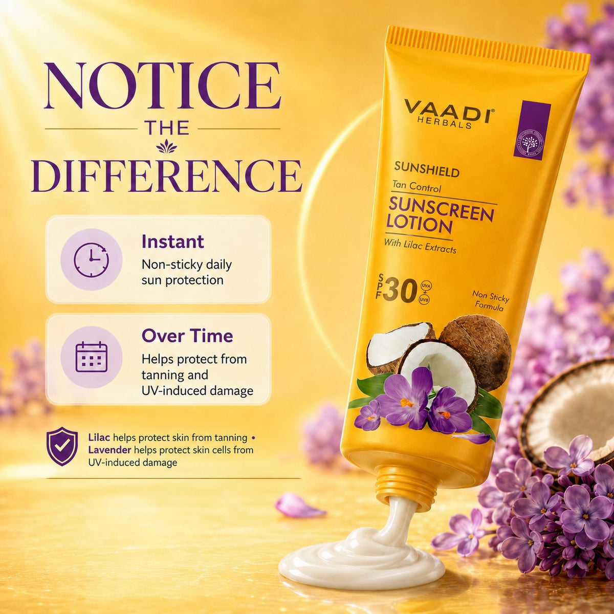 Sunscreen Lotion SPF-30 with Lilac Extract (110 ml)