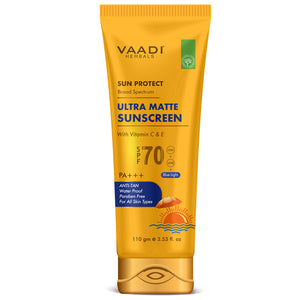Ultra Matte Sunscreen SPF 70 With Vitamin C &am...