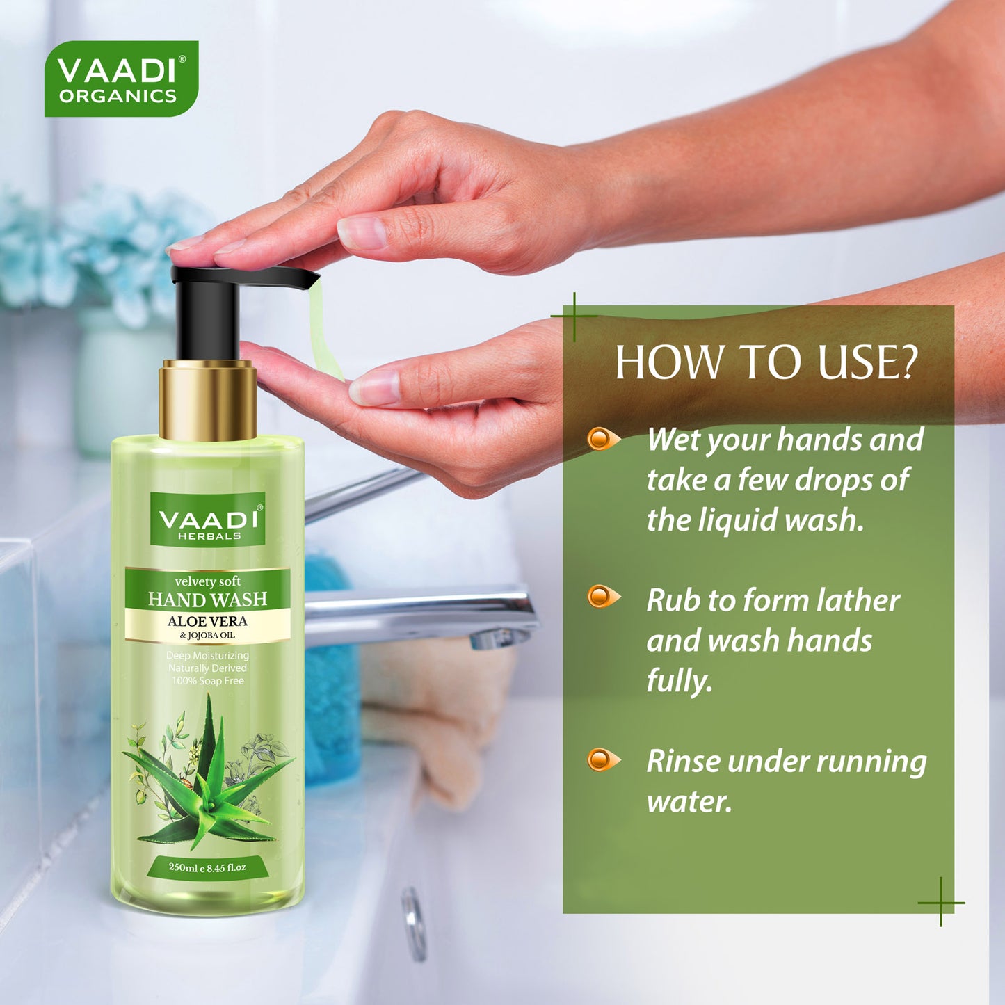 Ultra Nourishing - Pack of 2 Luxurious Handwash - Aloe Vera & Neem Oil - Pack of 2 (250 ml x 2)