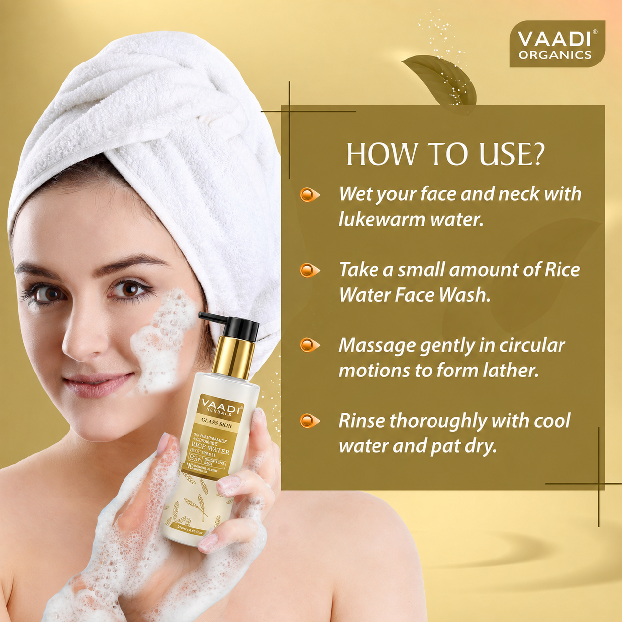 2% Niacinamide + Ceramide Rice Water Face Wash (250 ml) with free Rice Water Moisturizer (60 ml) (Buy X Get Y Free)