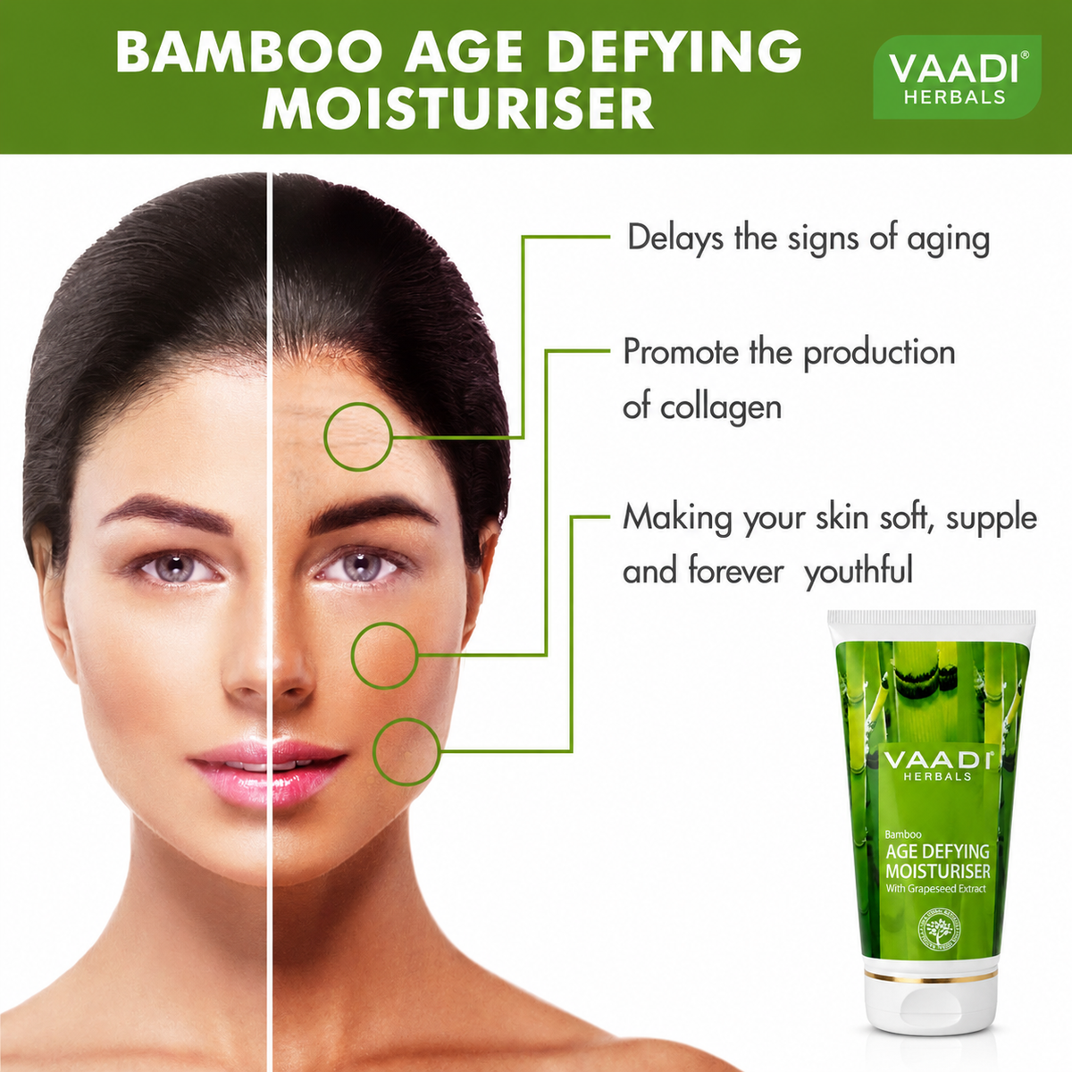 Bamboo Age Defying Moisturizer with Grapeseed Extract (150 ml)