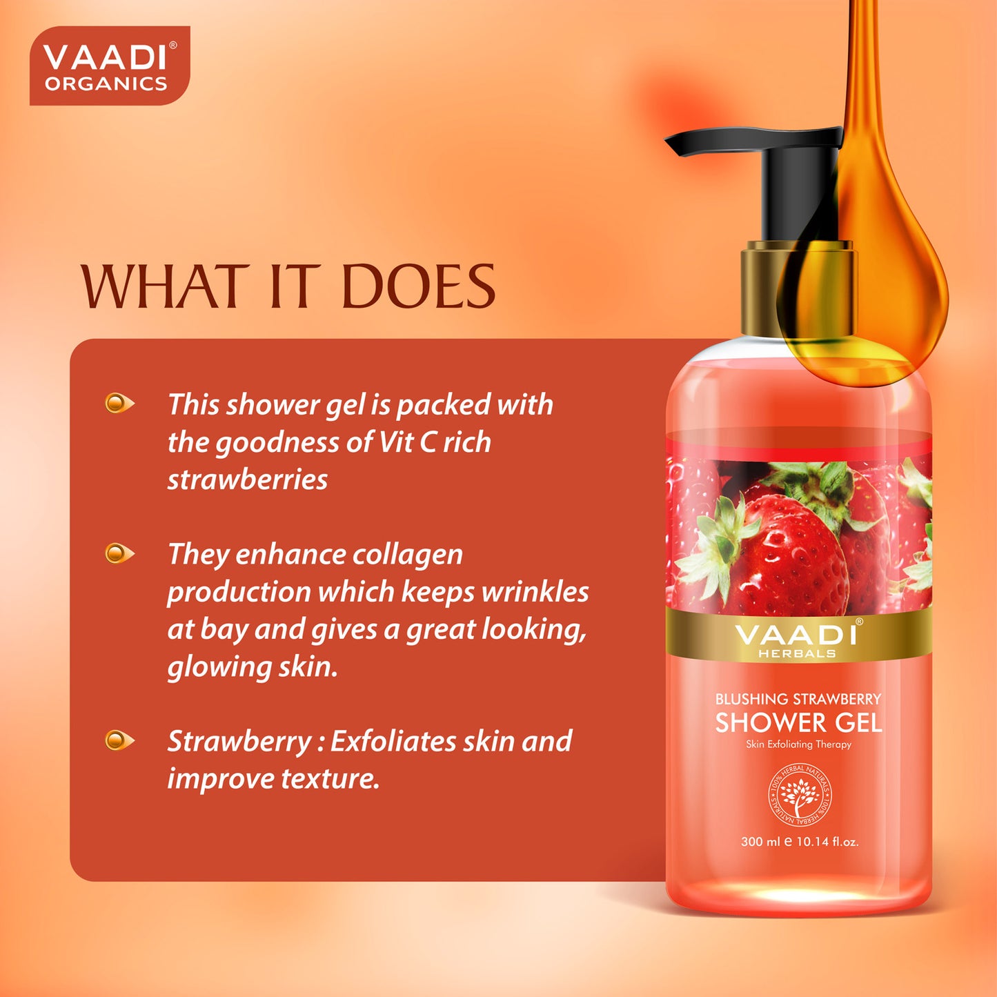 Blushing Strawberry Shower Gel (300 ml)