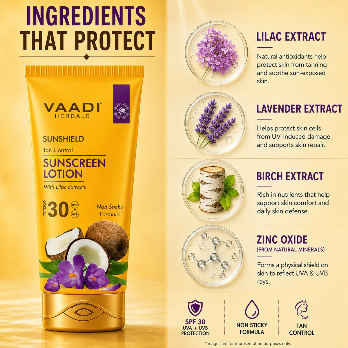 Sunscreen Lotion SPF-30 with Lilac Extract (110 ml)