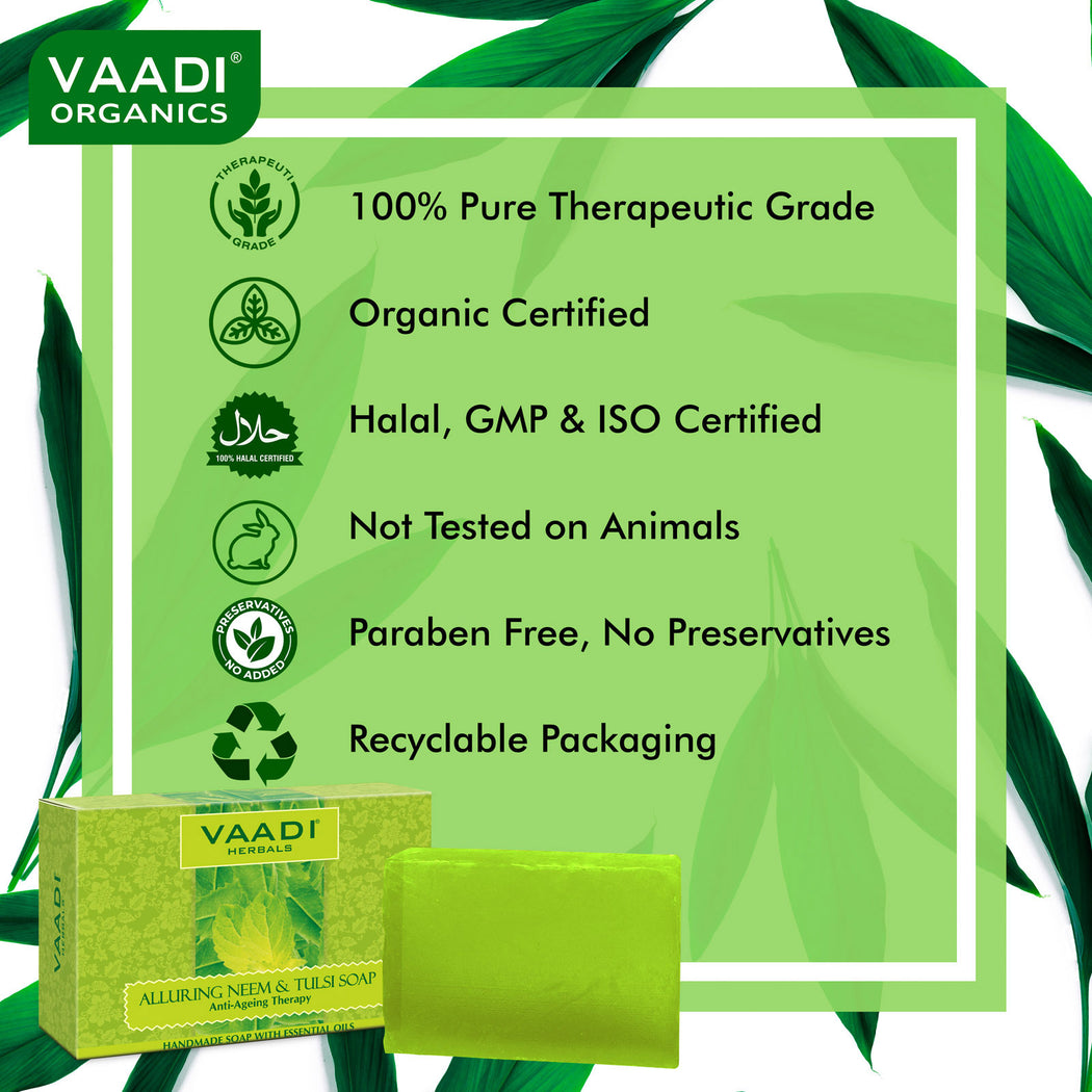 Neem Patti Soap - Contains pure Neem leaves (75 gms)