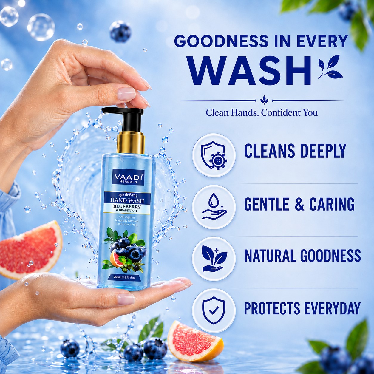 Pack of 2 Age Defying Blueberry & Grapefruit Hand Wash (250 ml x 2)