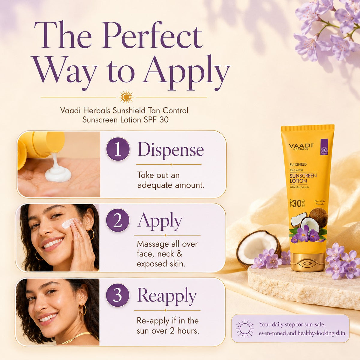 Sunscreen Lotion SPF-30 with Lilac Extract (110 ml)