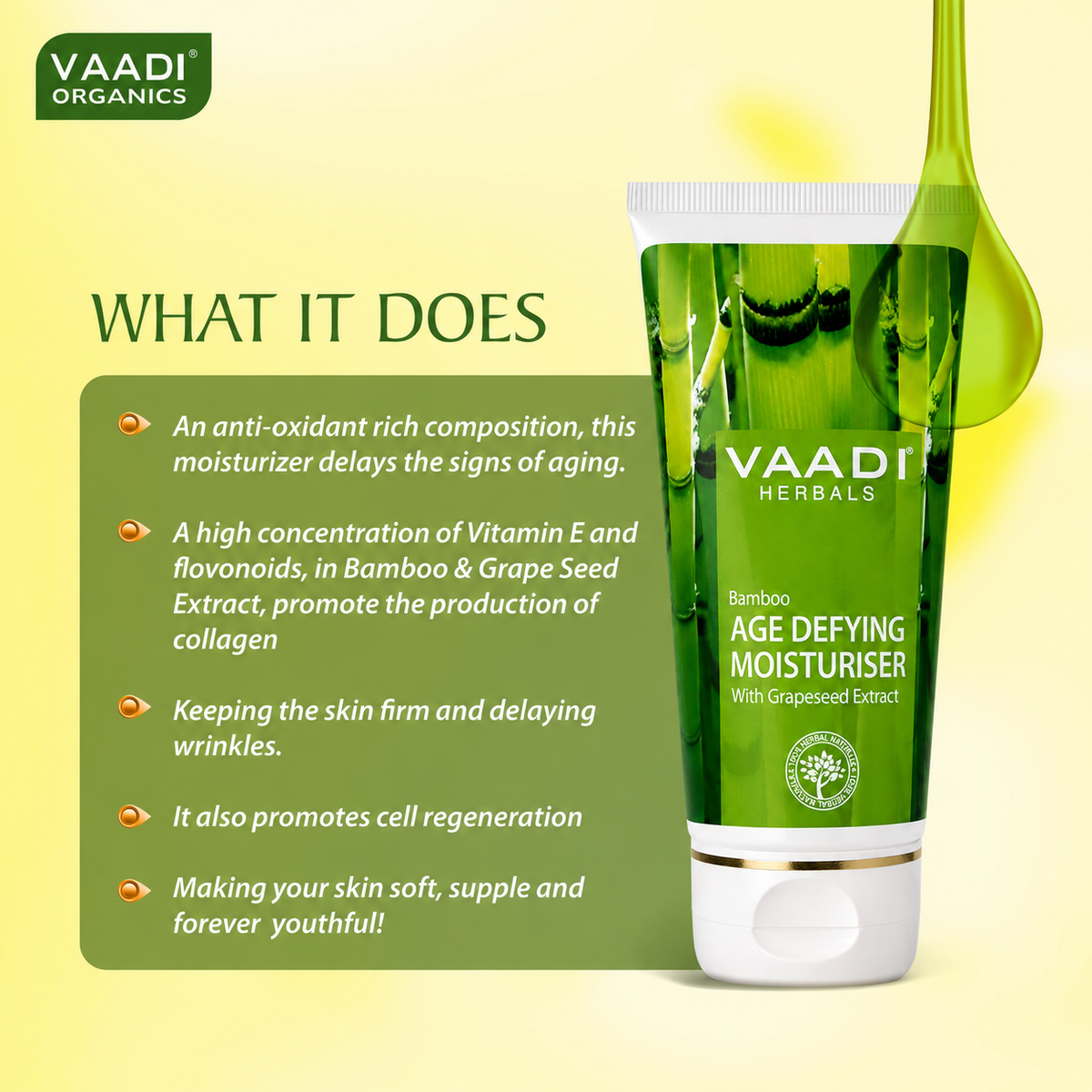 Bamboo Age Defying Moisturizer with Grapeseed Extract (150 ml)