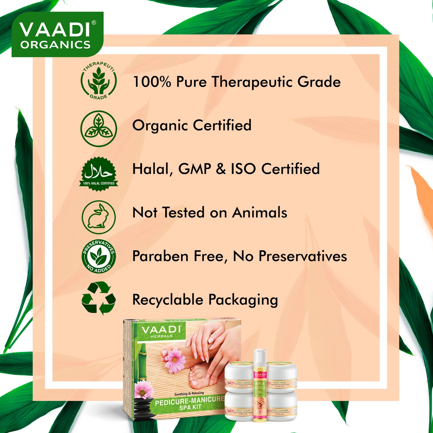 Pedicure Manicure Spa Kit - Soothing & Refreshing (135 gms)