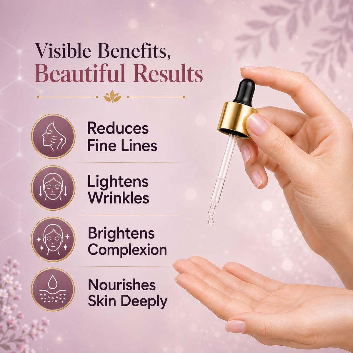 Vitamin E Anti Ageing Serum with Pomegranate Oil - Reduces Fine Lines, Lightens Wrinkles & Brightens Complexion (10 ml)