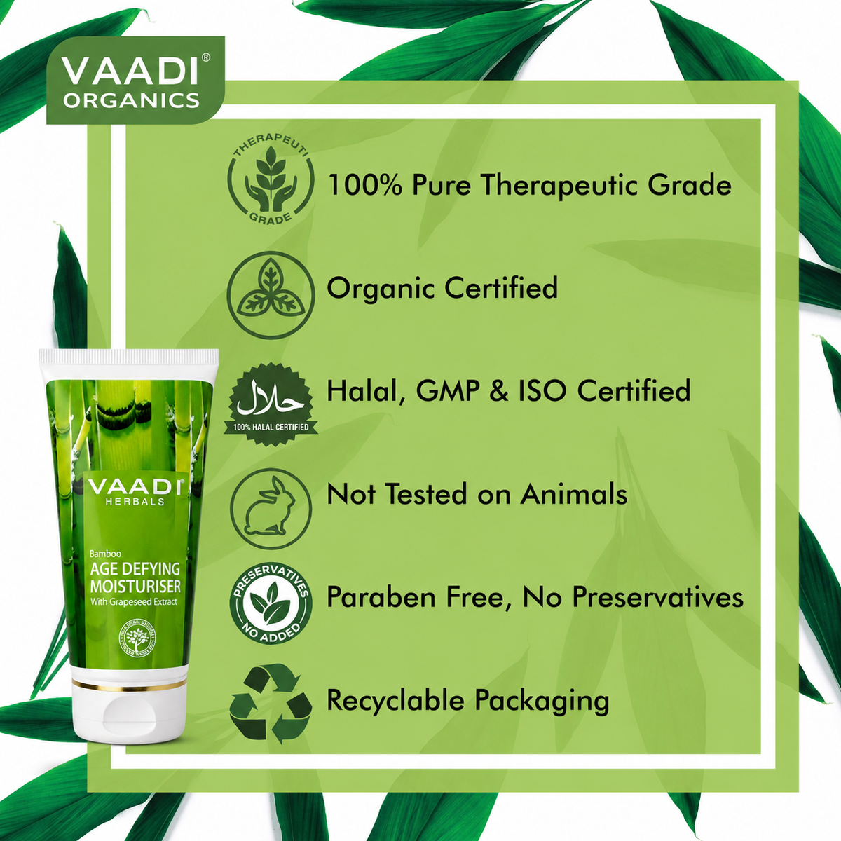 Bamboo Age Defying Moisturizer with Grapeseed Extract (150 ml)