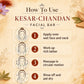 Kesar Chandan Facial Bar with Extract Orange Peel (25 gms)