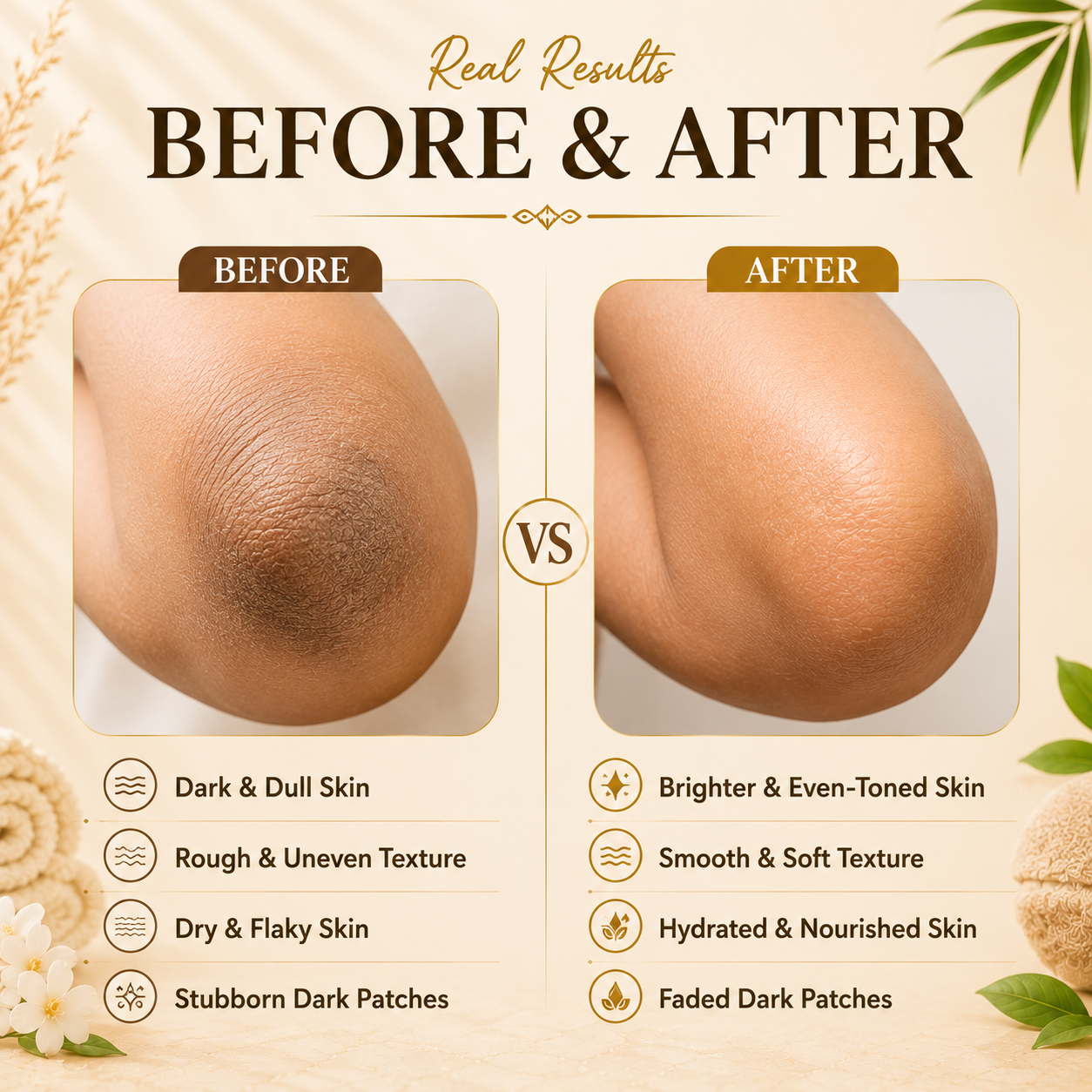 Elbow-Foot-Knee Scrub Soap with Almond & Walnut Scrub (75 gms)