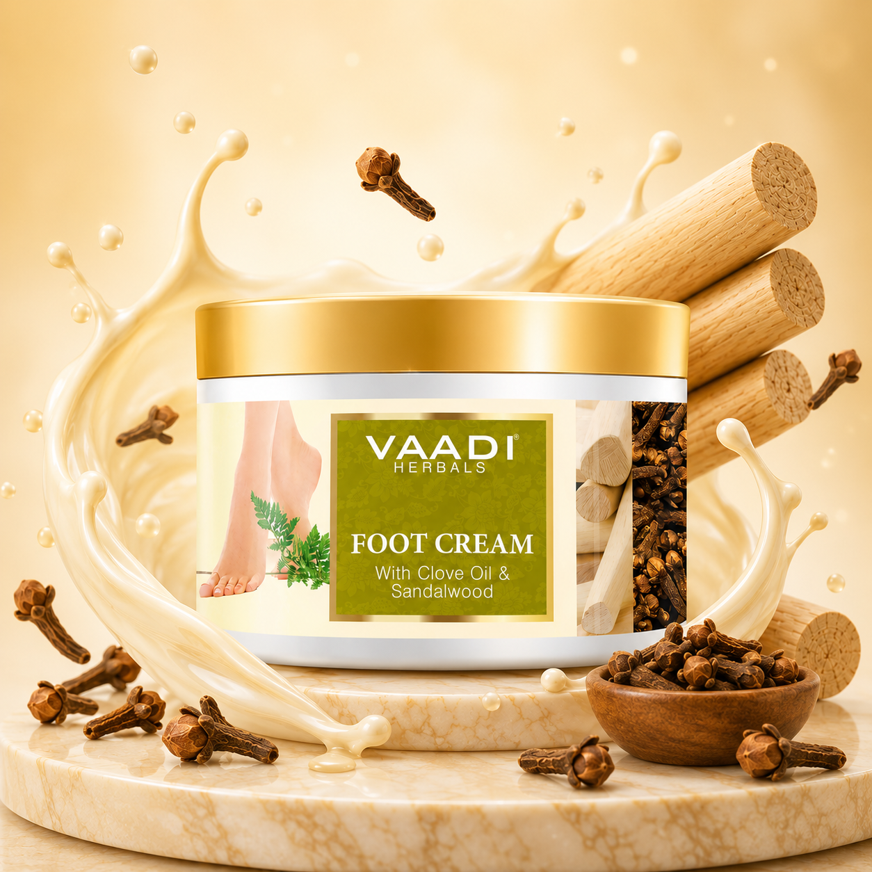 Foot Cream- With Clove Oil & Sandalwood (500 gms)