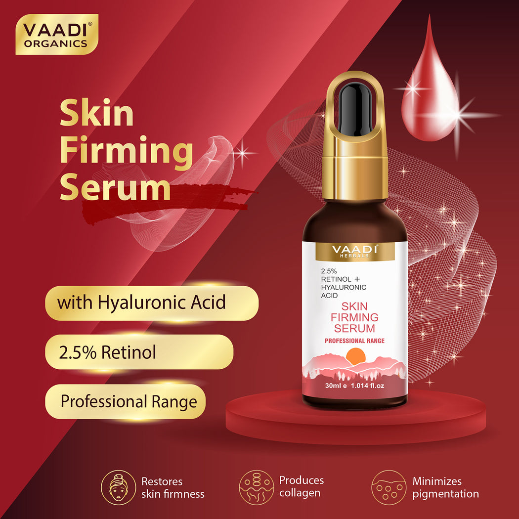 Skin Firming Serum With 2.5% Retinol & Hyaluronic Acid (30 ml)