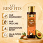 Cold Pressed Morrocon Argan Oil with Avocado- For Hair, Skin & Nails- Promotes Hair Growth- Skin Moisturisation-Healthy Nail Growth - UV Protection- 120ml