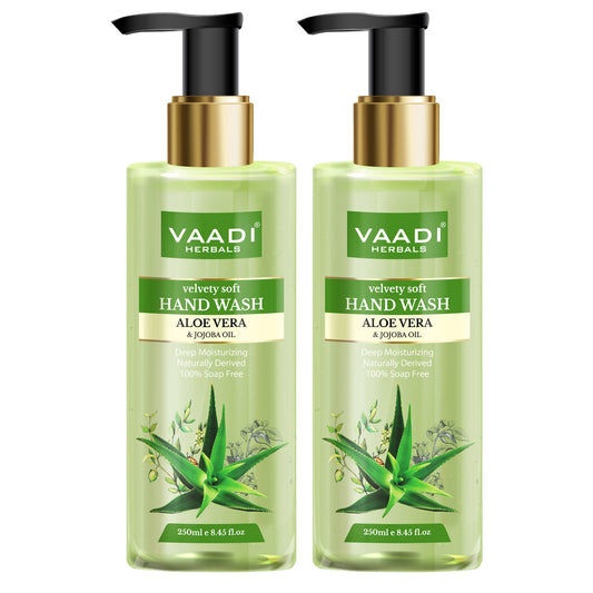 Pack of 2 Velvety Soft Aloe Vera & Jojoba Oil Hand Wash (250 ml x 2)