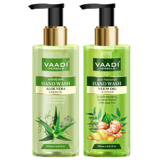 Ultra Nourishing - Pack of 2 Luxurious Handwash - Aloe Vera & Neem Oil - Pack of 2 (250 ml x 2)