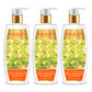 Pack of 3 Amla Shikakai Shampoo - Hairfall & Damage Control (350 ml X 3)