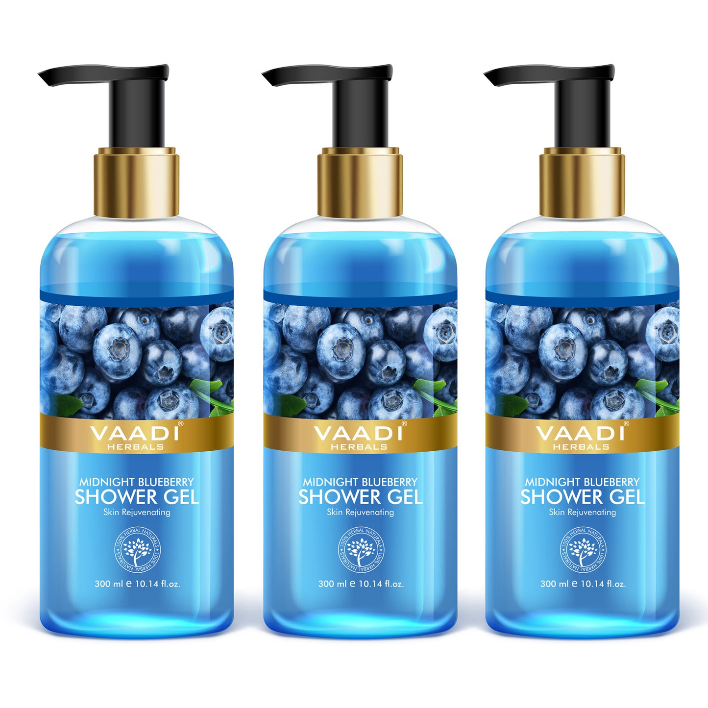 Pack of 3 Midnight Blueberry Shower Gel (300 ml x 3)