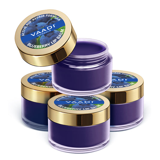 Pack of 4 Lip Balm - Blueberry (10 gms x 4)